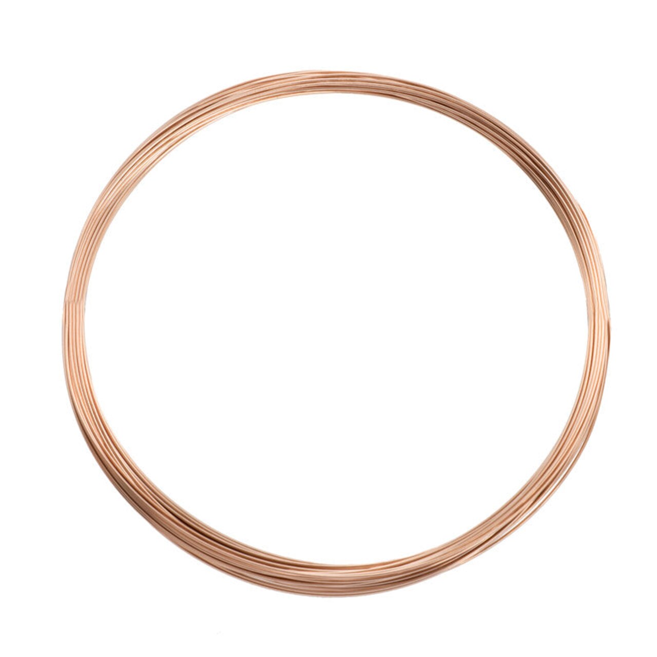 JewelrySupply Round Wire 24 Gauge Dead Soft Rose Gold Filled (Sold by The Foot)